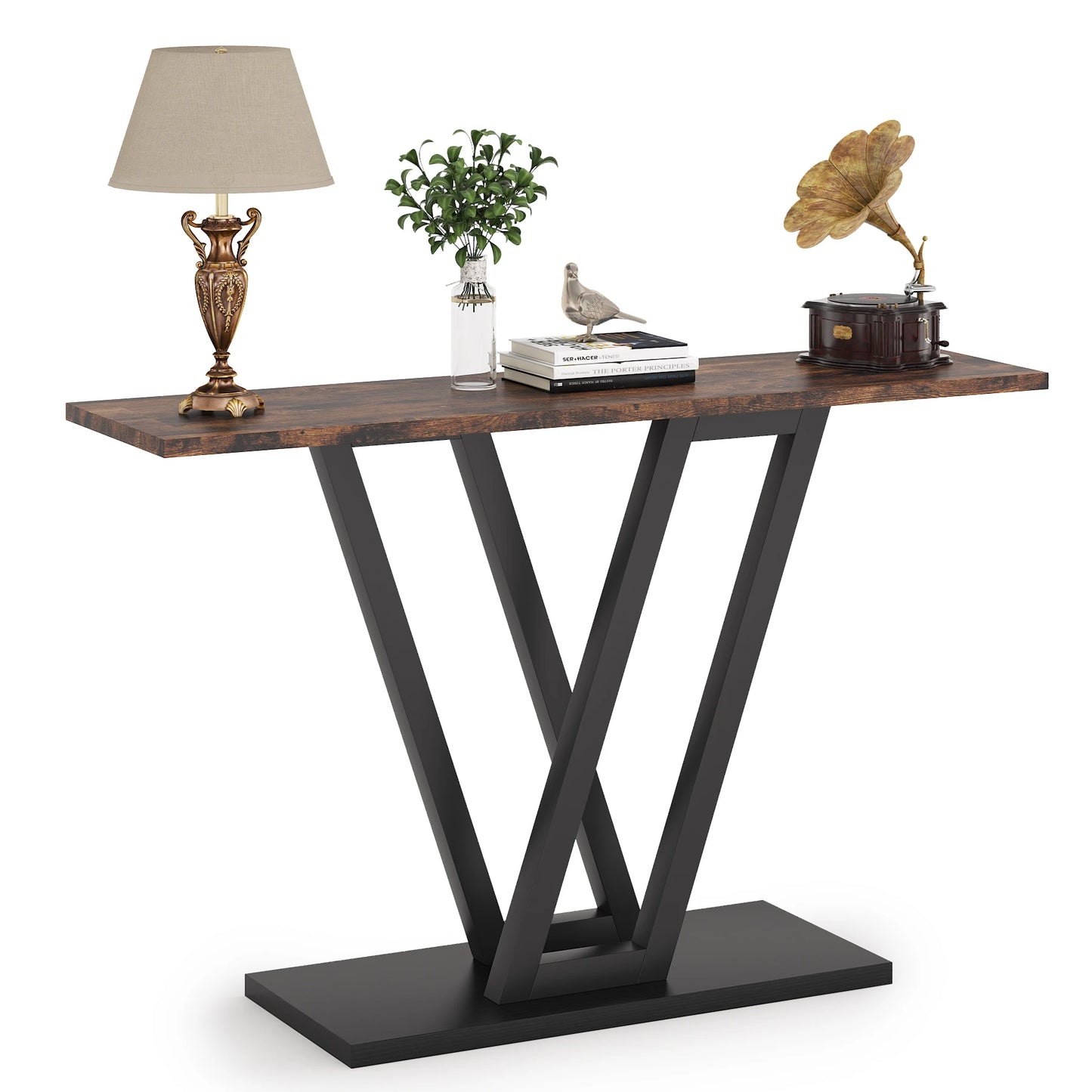 Console Table Industrial Entryway Hallway Table